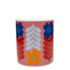 Frances Collett - Medium Ceramic Mug 275ml - Flower - Pink