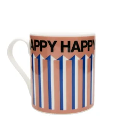 Frances Collett - Medium Ceramic Mug 275ml - Happy Pink