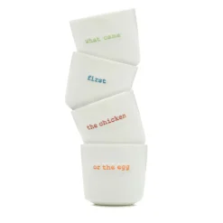 Keith Brymer Jones - Egg Cup Set of 4 - what came first...