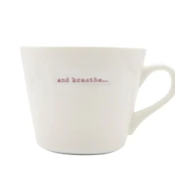 Keith Brymer Jones - Medium Mug - and breathe... - 350ml