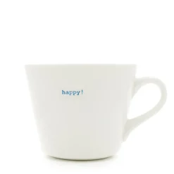 Keith Brymer Jones - Medium Mug - happy! (blue) - 350ml