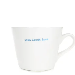 Keith Brymer Jones - Medium Mug - live laugh love - 350ml