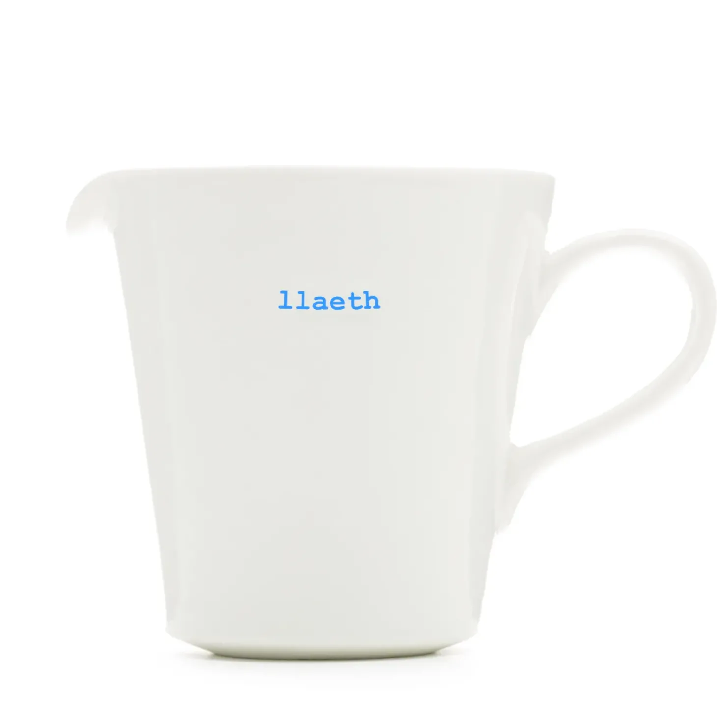 Keith Brymer Jones - Medium Milk Jug - llaeth (Welsh) - 250ml