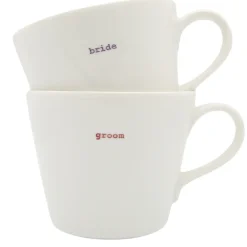 Keith Brymer Jones - Medium Mug Pair - bride & groom - 350ml