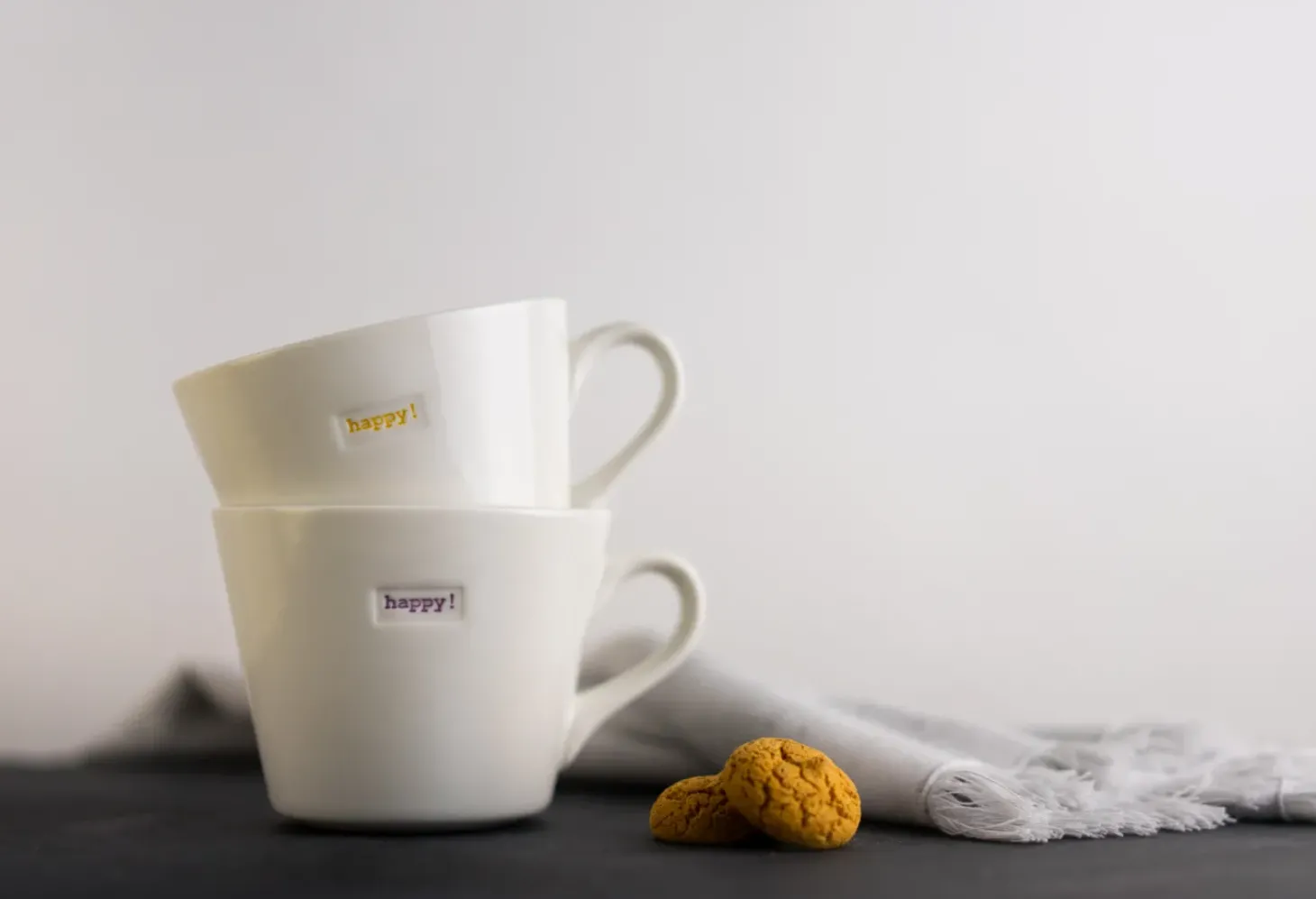 Keith Brymer Jones - Medium Mug - happy! (lilac) - 350ml