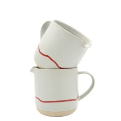 Keith Brymer Jones - Stoneware Jug - Pebble & Red - 400ml