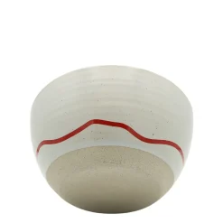 Keith Brymer Jones - Stoneware Bowl - Pebble & Red - 600ml