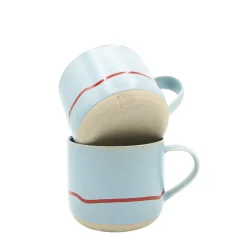 Keith Brymer Jones - Stoneware Mug - Clear Sky & Red - 350ml