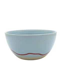 Keith Brymer Jones - Stoneware Bowl - Clear Sky & Red - 600ml