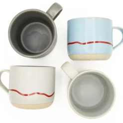 Keith Brymer Jones - Stoneware Mug - Pebble & Red - 350ml