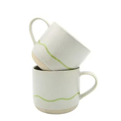 Keith Brymer Jones - Stoneware Mug - Pebble & Green - 350ml