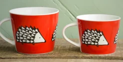 Scion Living - Animal Mug - Spike the Hedgehog - Red - 350ml