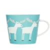 Scion Living - Animal Mug - Marty Moose - Aqua & Frost - 350ml