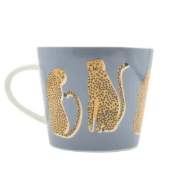 Scion Living - Animal Mug - Lionel Leopard - Denim - 350ml