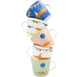 Scion Living - Animal Mug - Mr Fox Party Hat - Ceramic - 350ml