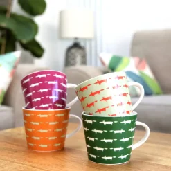 Scion Living - Animal Mug - Midi Mr Fox - Mint - 350ml