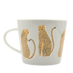 Scion Living - Animal Mug - Lionel Leopard - Grey - 350ml