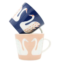 Scion Living - Animal Mug - Swim Swam Swan - Milkshake - 350ml