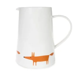 Scion Living - Ceramic Jug - Mr Fox - Ceramic & Orange - 1,000ml